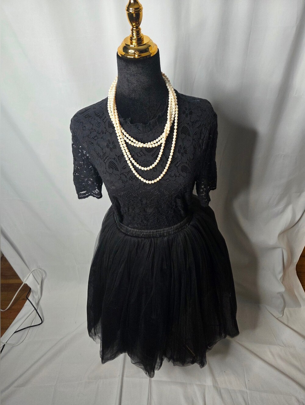 C'est Ça New York Black Tulle Skirt – Size Medium